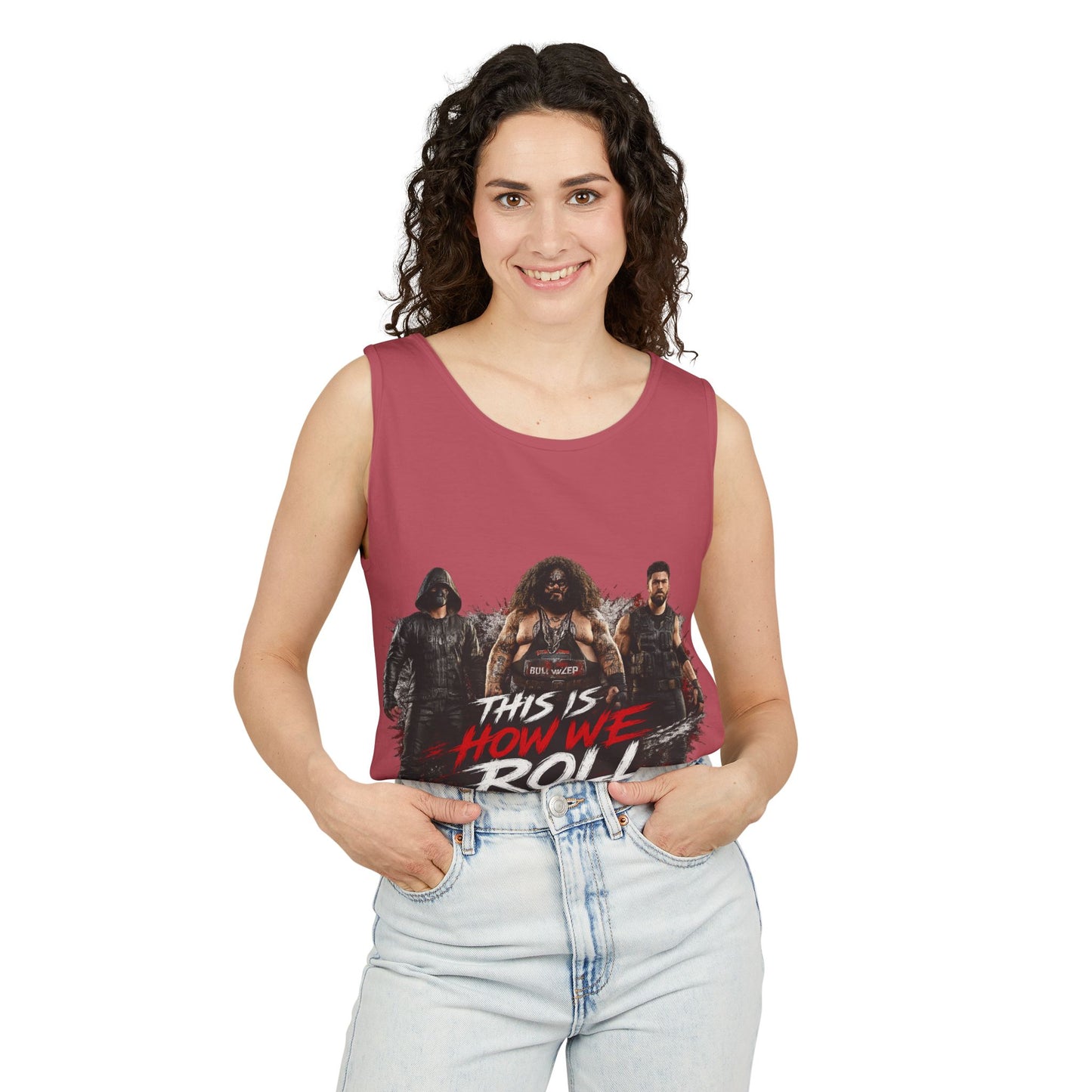 Graphic Tank Top — "This Is How We Roll" Adventure Gaming Vibe