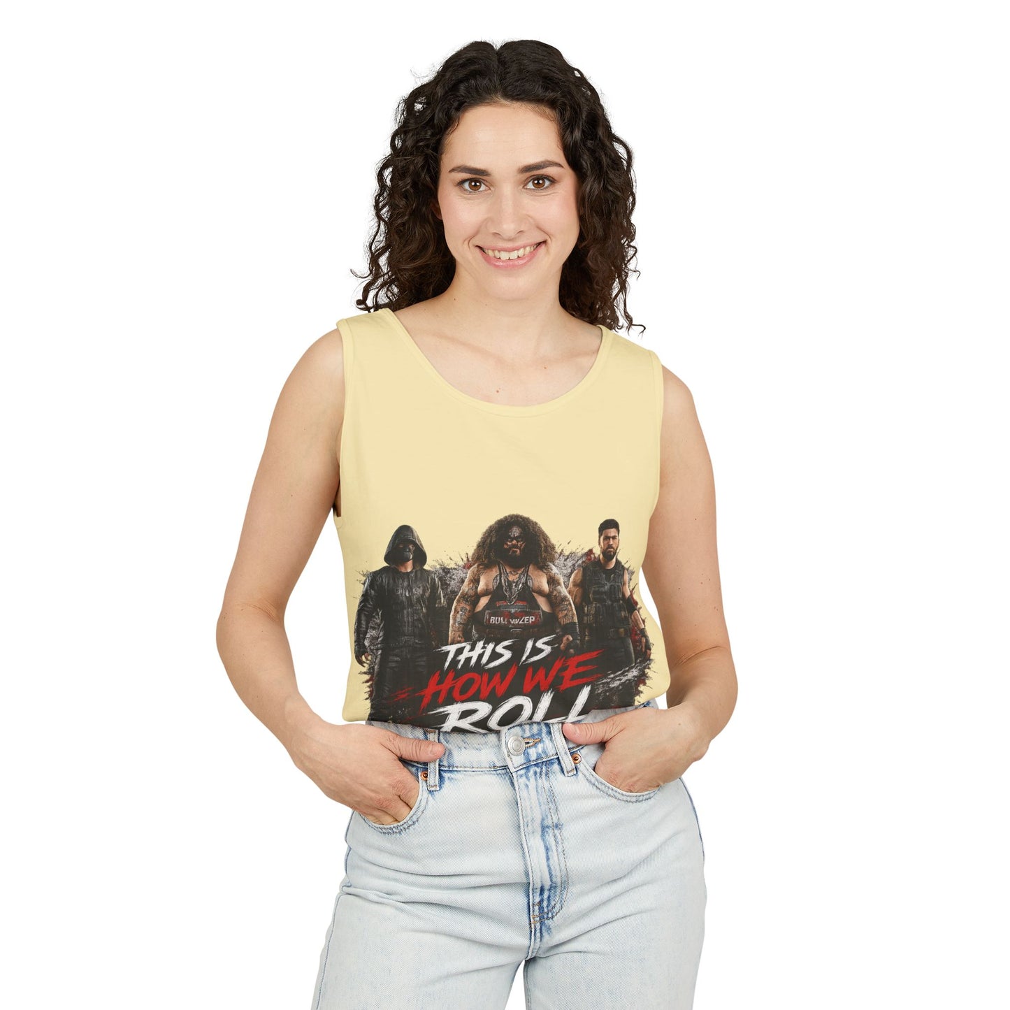 Graphic Tank Top — "This Is How We Roll" Adventure Gaming Vibe
