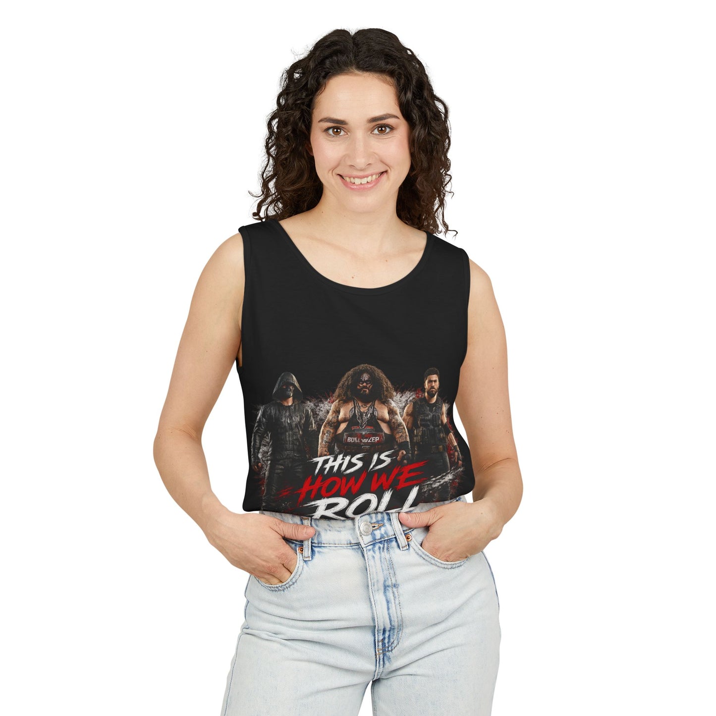 Graphic Tank Top — "This Is How We Roll" Adventure Gaming Vibe